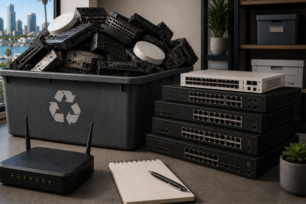 networking equipment recycling san diego