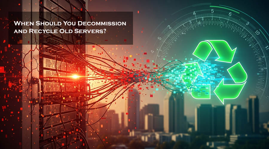 When should you decommission and recycle old servers in san diego